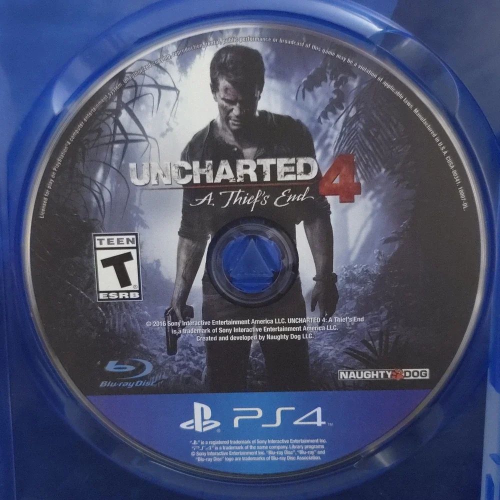 Uncharted 4: A Thief's End (Not For Resale) PlayStation 4 (PS4) - CIB & Tested
